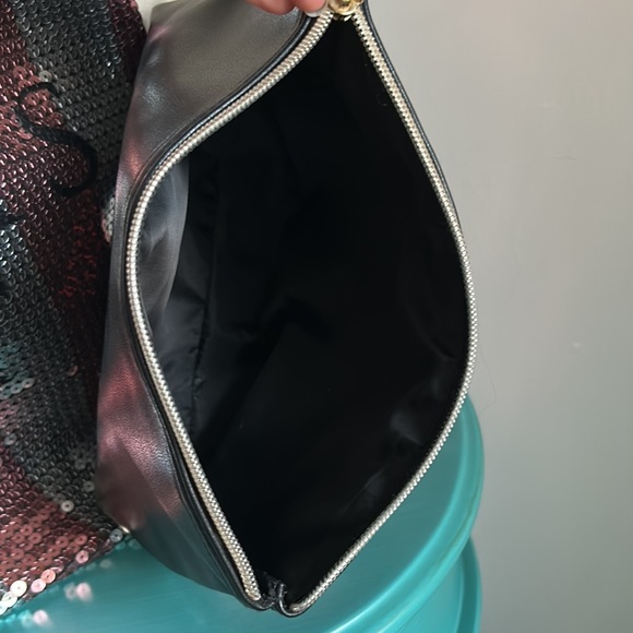 Victoria’s Secret Bags Set - 3 Signature Sequined Tote Make Up Bags Bundle - Picture 4 of 15